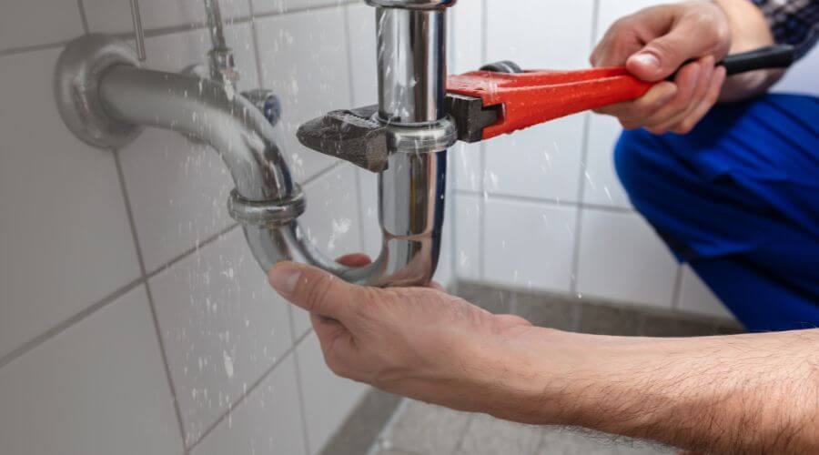 Indoor tankless water heater installation in Olney, MT